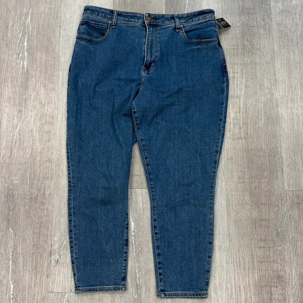 Abercrombie & Fitch Super Skinny High Rise Ankle Jeans - Size 16 Short